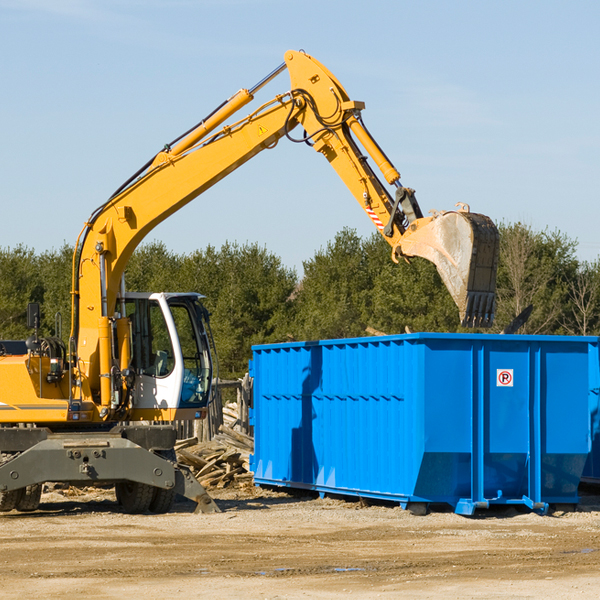 can i rent a residential dumpster for a construction project in Sunfish OH